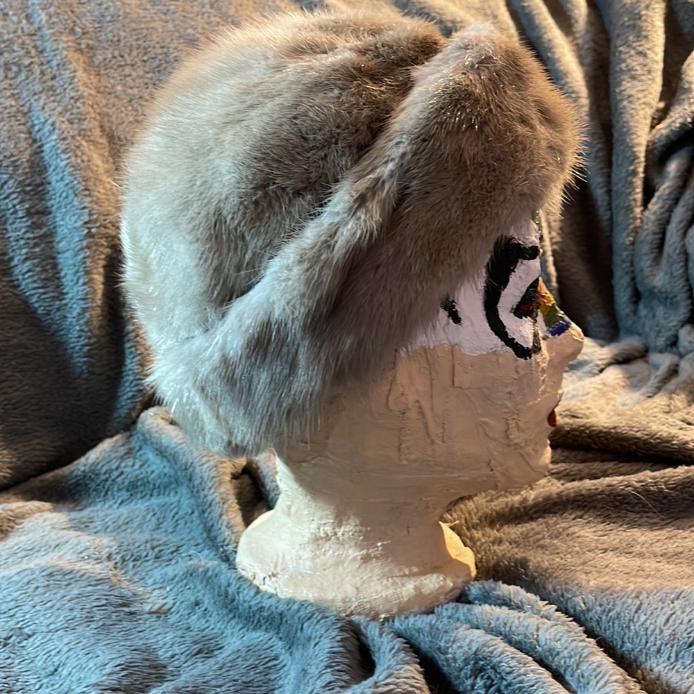 Genuine Mink fur vintage pillbox hat - Picture 4 of 10